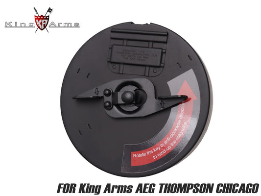 King Arms AEG トンプソン シカゴ用 450Rds ドラムマガジン