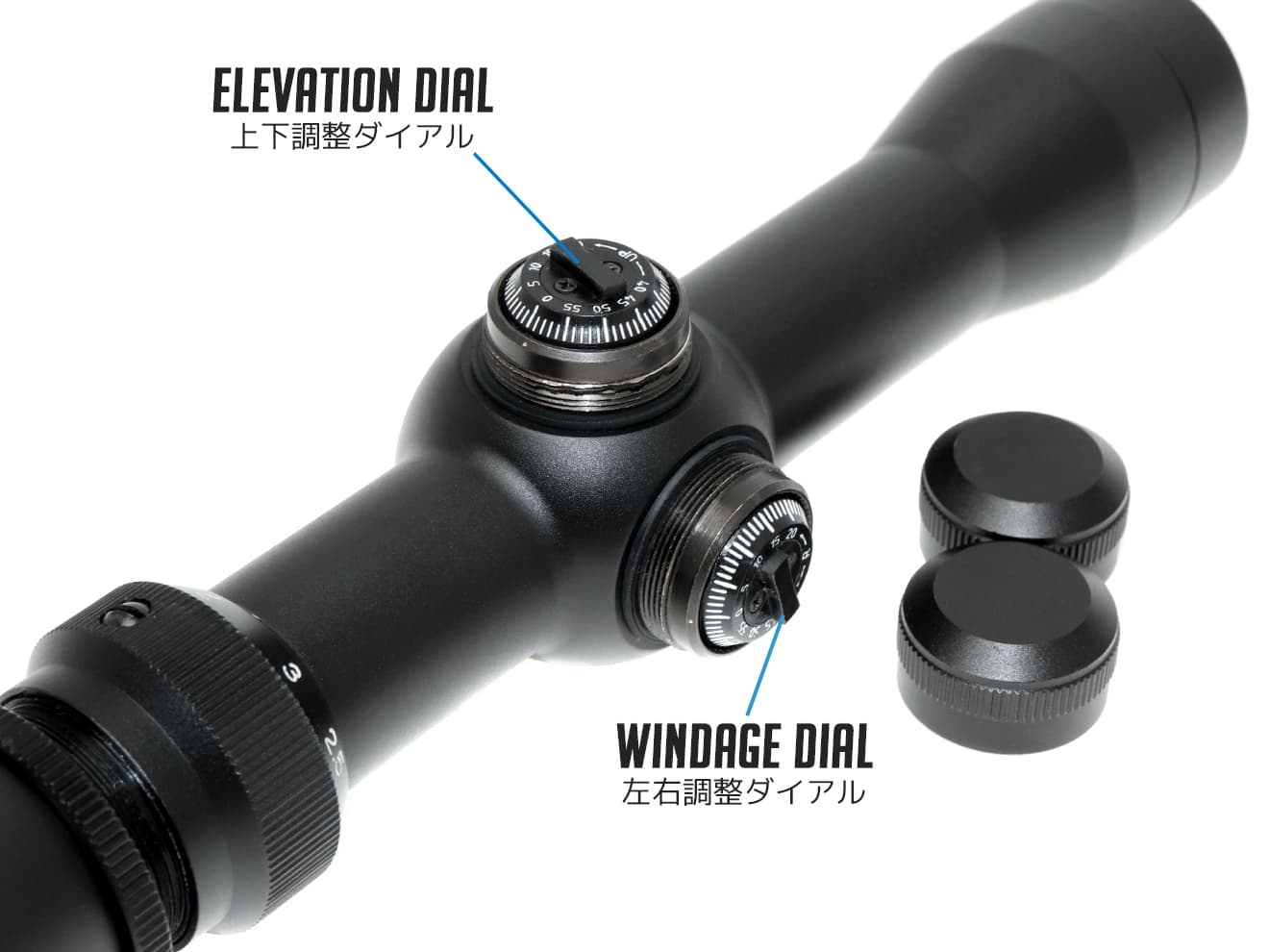 LES-25728(JOL) JOL SHORT SCOPES 2.5-7×28 ライフルスコープ