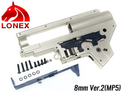LONEX 8mm 強化メカボックスセット Ver2 M4/M16 [適合：Ver2 M4・M16 / Ver2 MP5 / Ver2 G3 / Ver3 AK・AUG]
