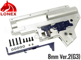 LONEX 8mm 強化メカボックスセット Ver2 M4/M16 [適合：Ver2 M4・M16 / Ver2 MP5 / Ver2 G3 / Ver3 AK・AUG]