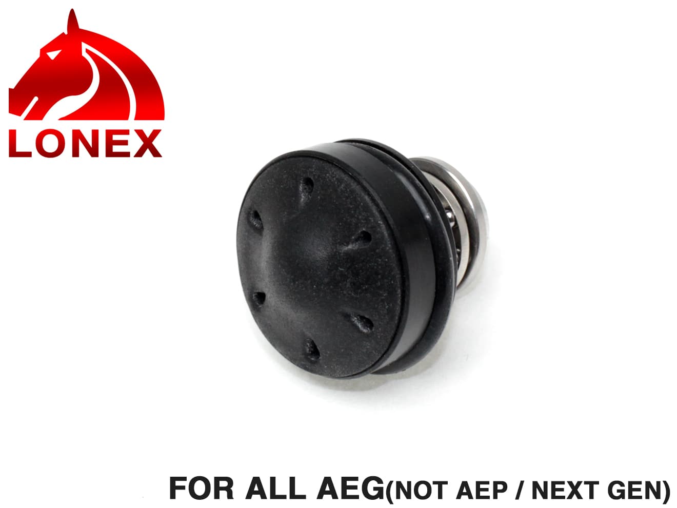 LONEX AEG サイレント ベアリングピストンヘッド [材質：アルミ / ポリカーボネート]