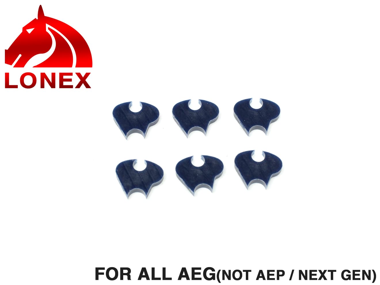 LONEX AEG タペットディレーヤー 6Pcs [材質：メタル / ポリカーボネート]