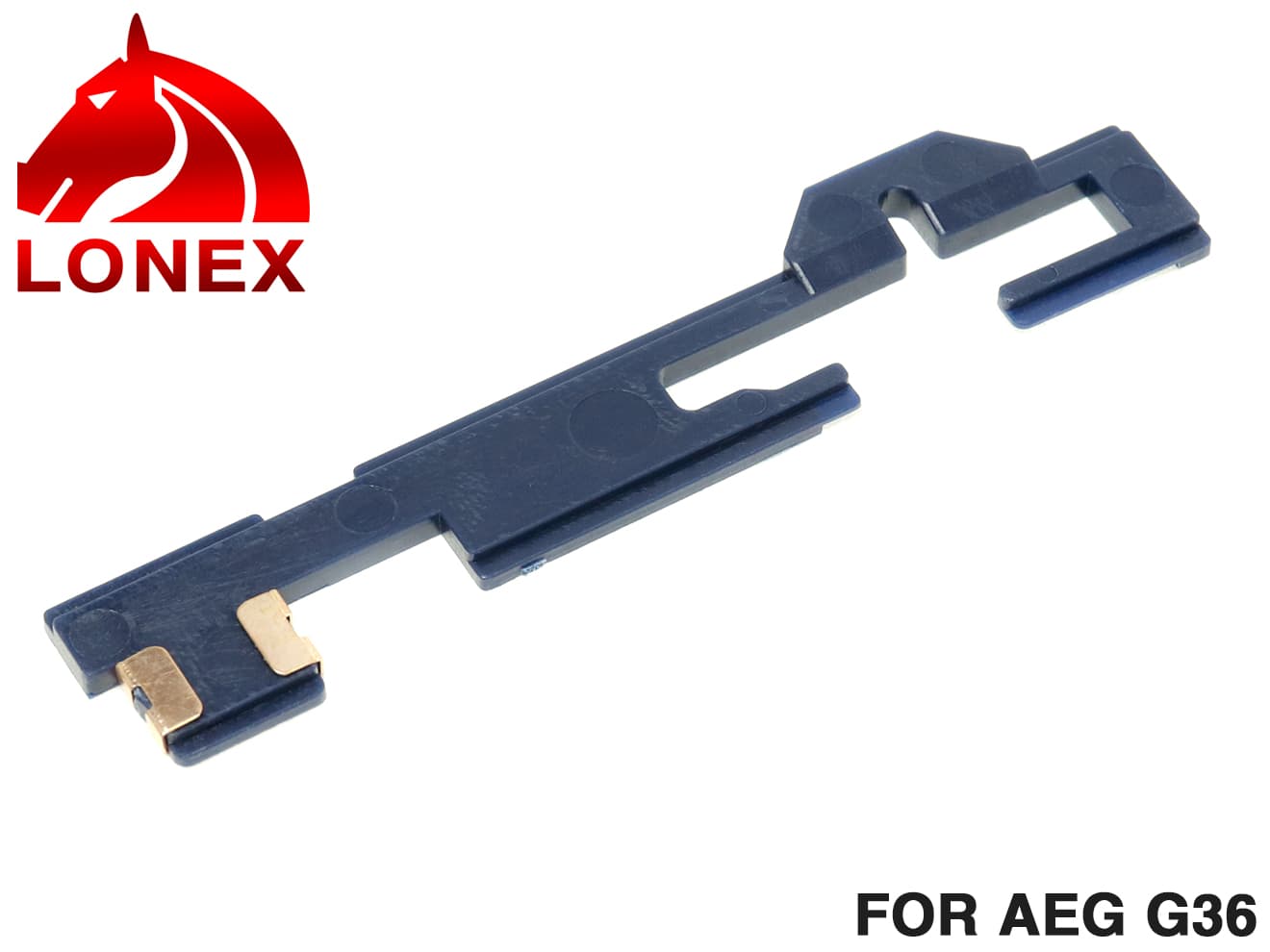 LONEX AEG アンチヒート強化セレクタープレート [適合：M4・M16 / MP5 / G3 / AK / G36]