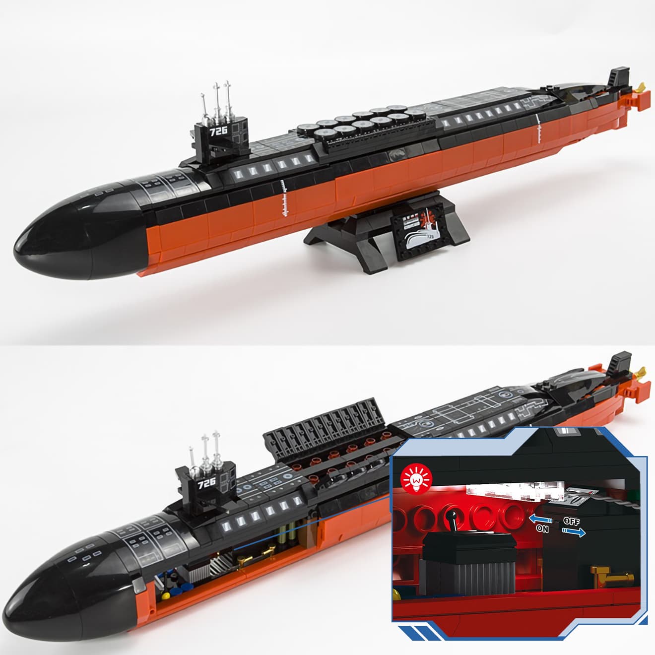 AFM オハイオ級原子力潜水艦 1006Blocks | ミリタリーベース
