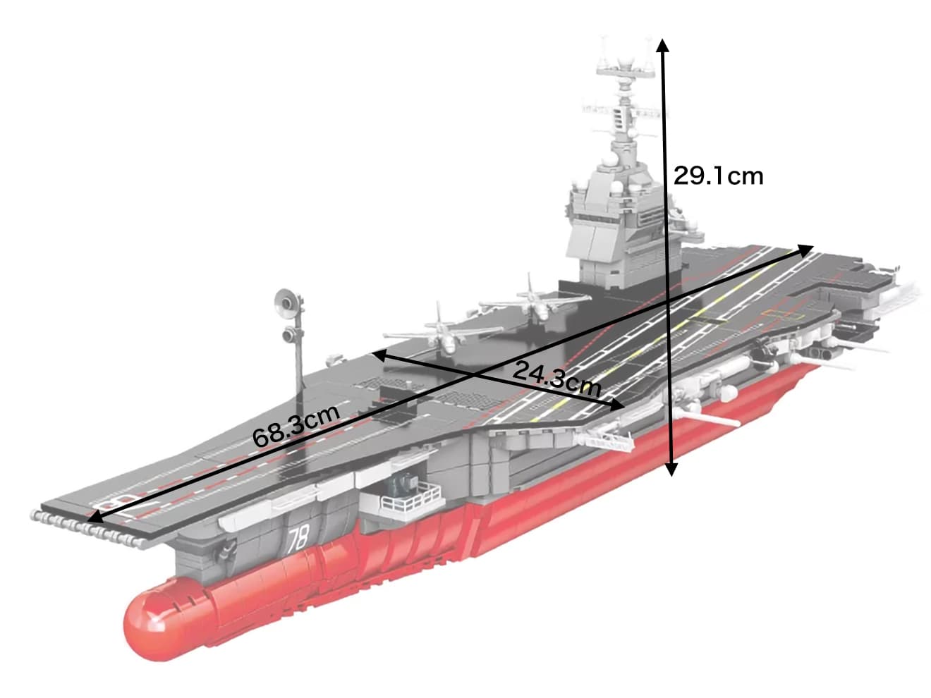 AFM ジェラルド R フォード級 航空母艦 2065Blocks | ミリタリーベース – ミリタリーベース - MILITARY BASE -