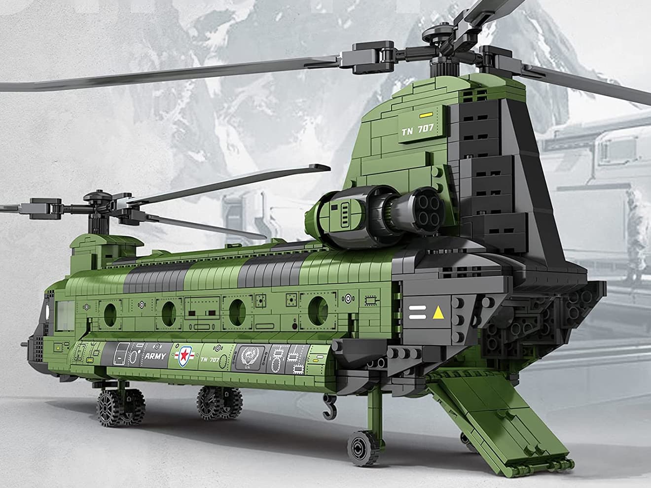 AFM CH-47 チヌーク 輸送ヘリコプター 1622Blocks | ミリタリーベース – ミリタリーベース - MILITARY BASE -