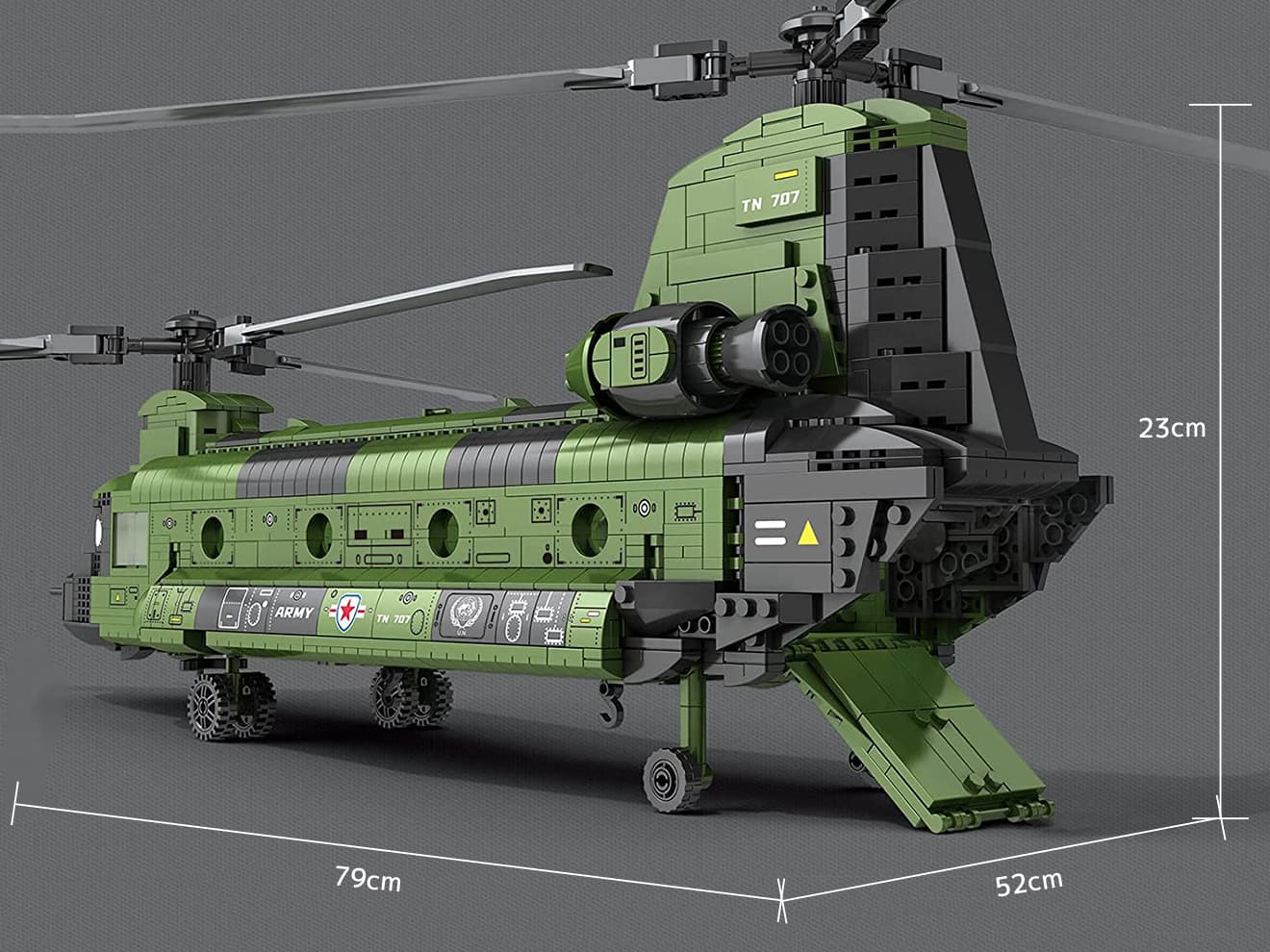 AFM CH-47 チヌーク 輸送ヘリコプター 1622Blocks