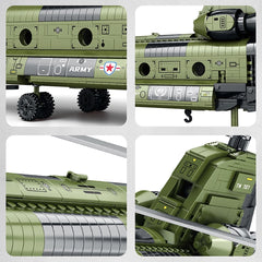 AFM CH-47 チヌーク 輸送ヘリコプター 1458Blocks