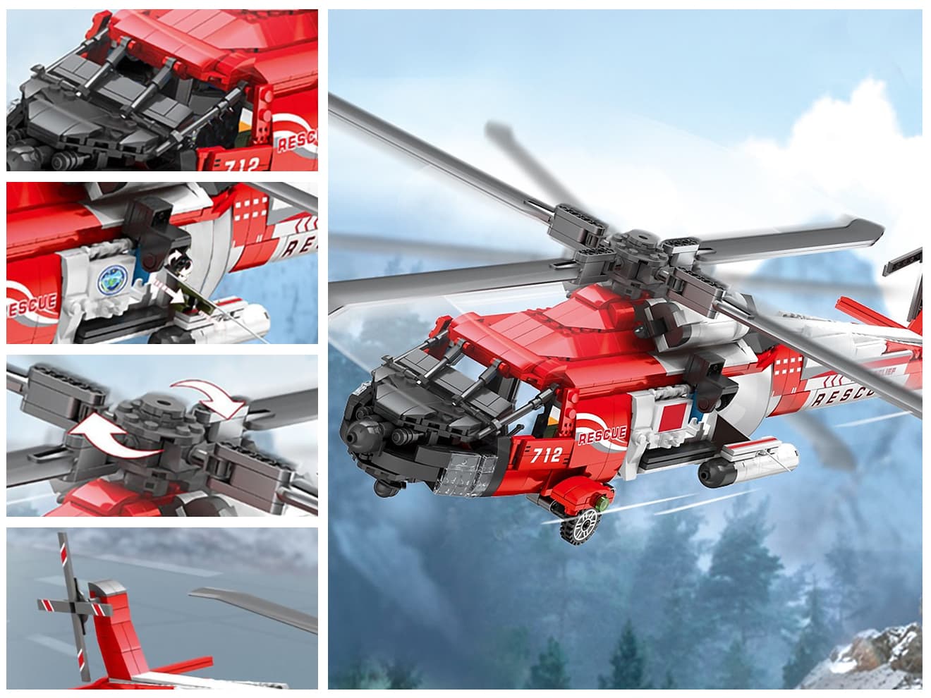 AFM HH-60J ジェイホーク 救難ヘリコプター 1137Blocks