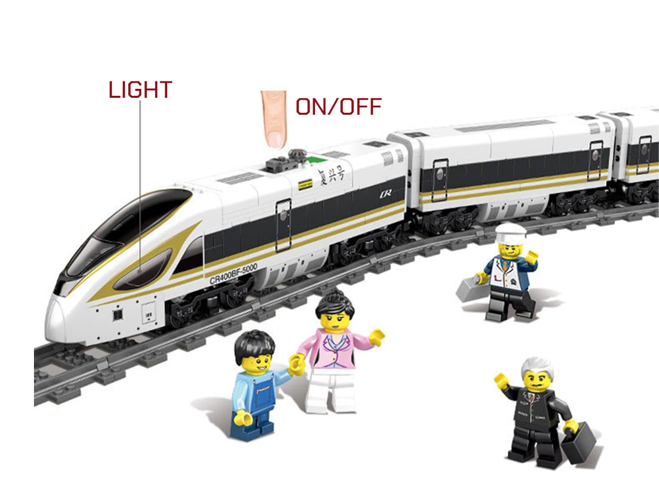 CRH 復興号 大陸新幹線 647Blocks [型式：CF400AF /  CF400BF]