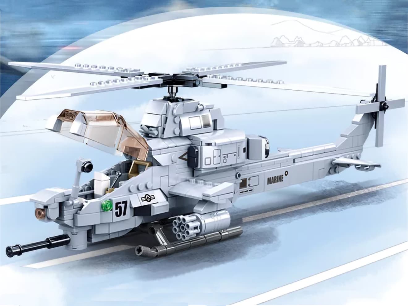 AFM AH-1Z ヴァイパー 攻撃ヘリコプター 482Blocks