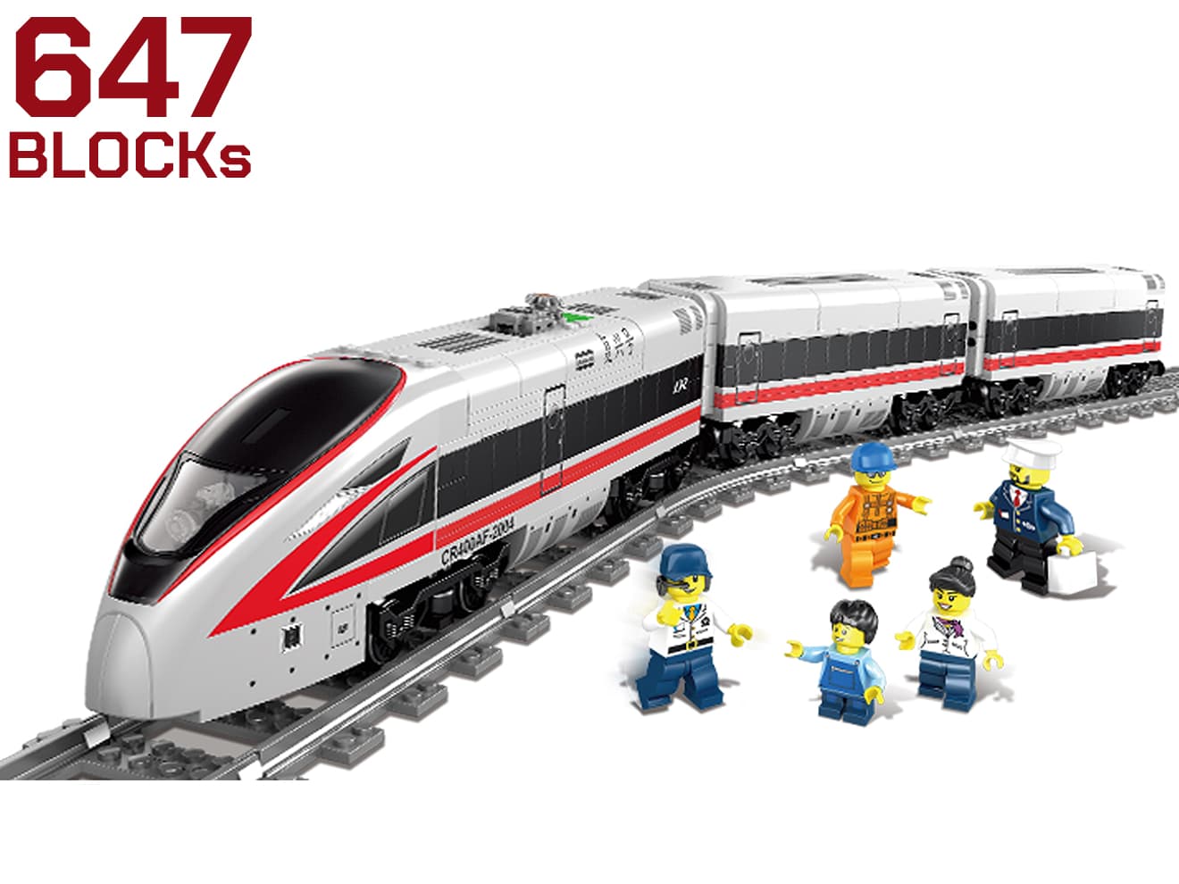 CRH 復興号 大陸新幹線 647Blocks [型式：CF400AF /  CF400BF]