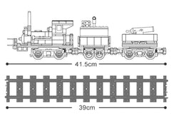 O型蒸気機関車+キャノンカーゴ 379Blocks