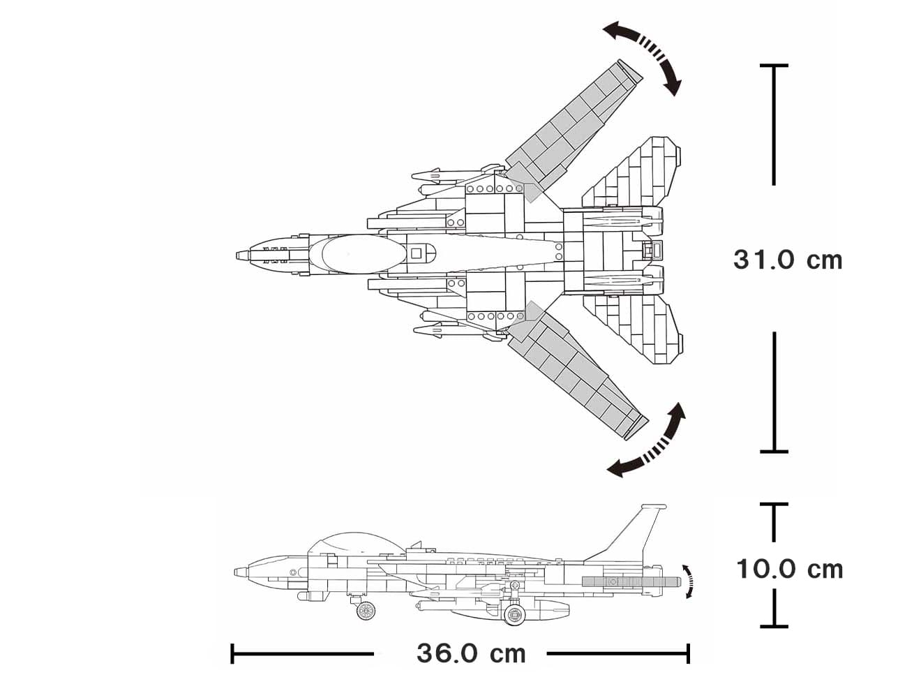 AFM F-14D トムキャット 404Blocks