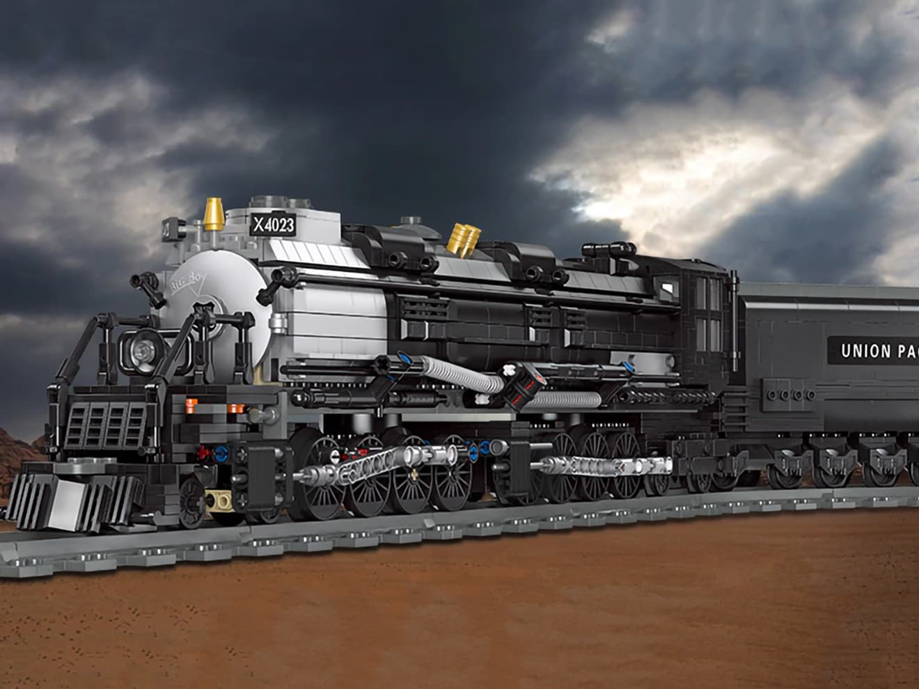 AFM BIG BOY 蒸気機関車 1608Blocks