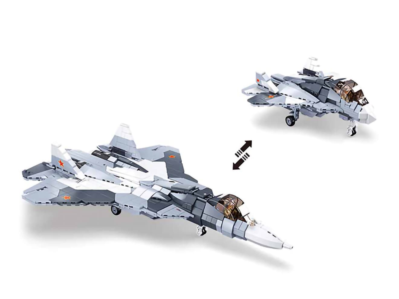 AFM Su-57 フェロン 2in1 893Blocks | ミリタリーベース – ミリタリー