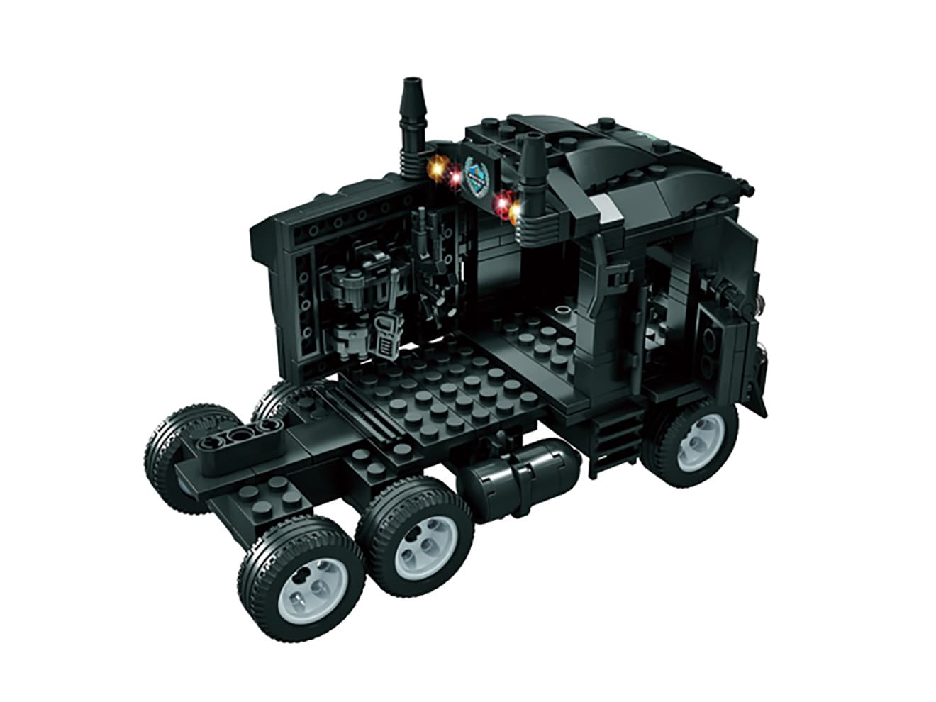 【コンビニ受取対応商品】 AFM ミリタリー | 1492Block ディフェンダー号 シリーズ SWAT 乗り物おもちゃ