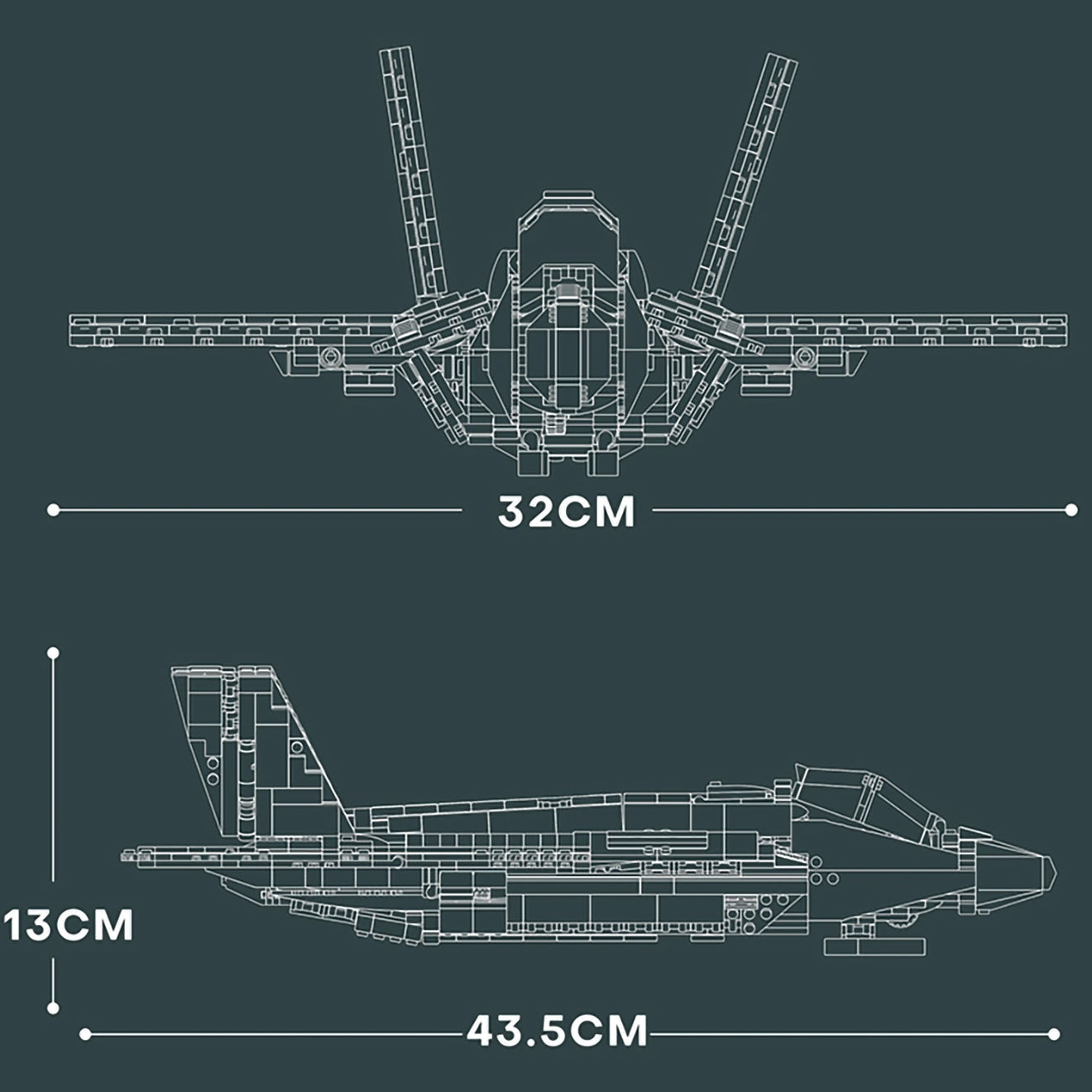AFM F-35B ライトニング2 ハイグレードVer 1600Blocks