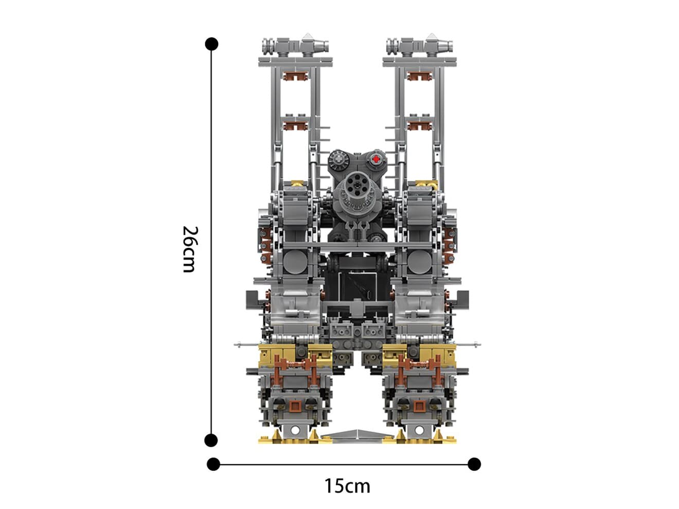 AFM ドイツ軍 80cm 列車砲 Dora 3846Blocks | ミリタリーベース