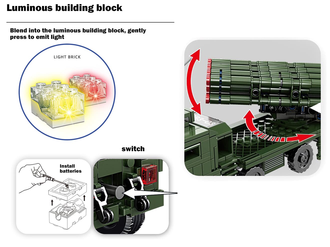 AFM 中国軍 AR-3（PHL-16) 自走式多弾ロケットランチャー 485Blocks
