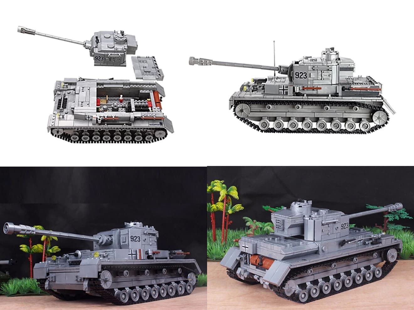 AFM ドイツ軍 4号戦車Sd.Kfz.161/2 中戦車 1193Blocks