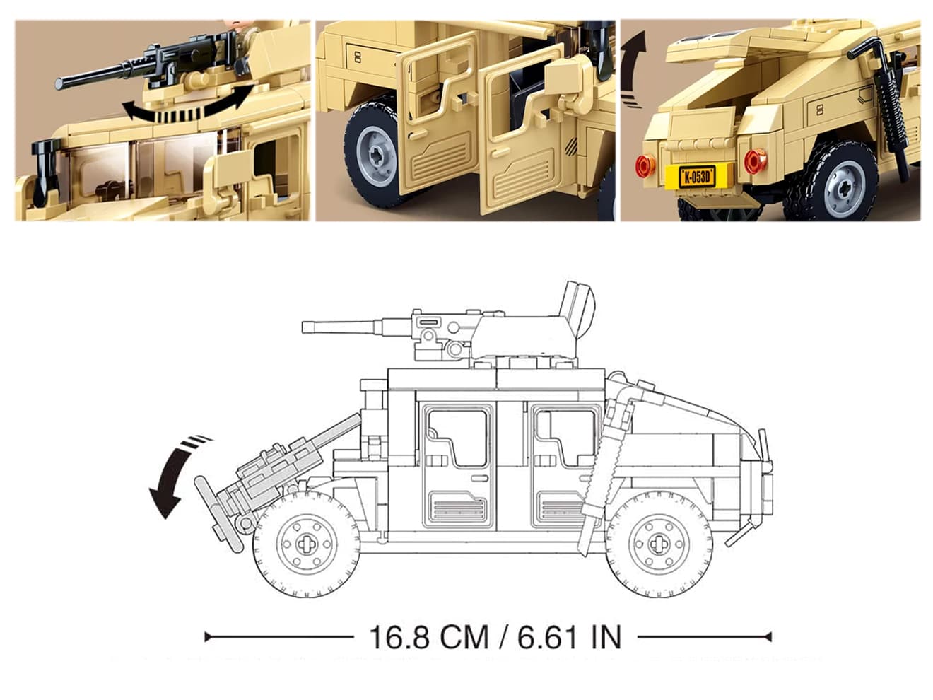 AFM HMMWV ハンヴィー 265Blocks | ミリタリーベース – ミリタリーベース - MILITARY BASE -