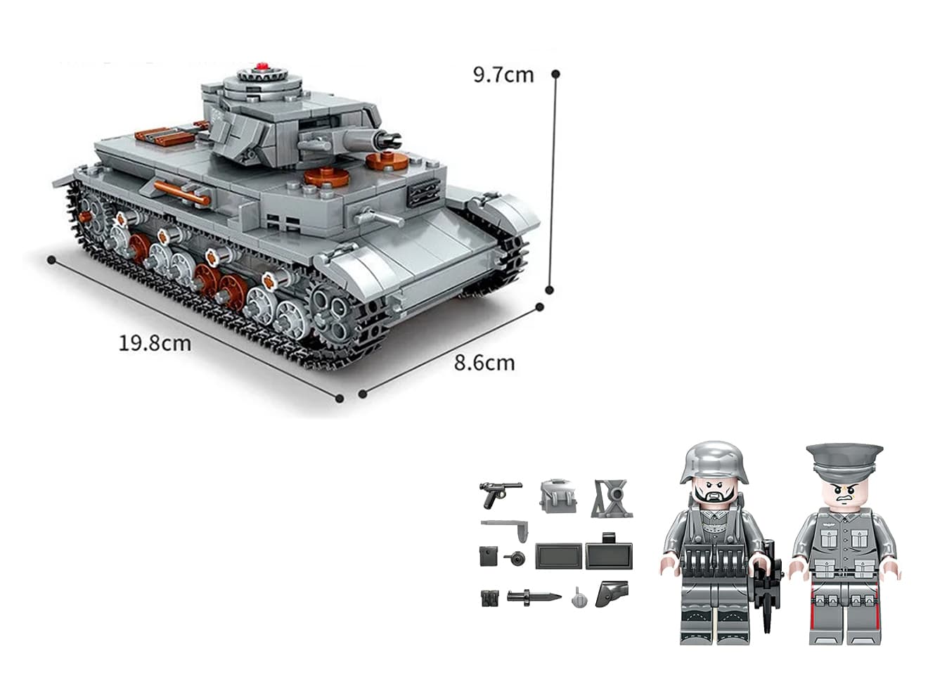 AFM ワールドタンクシリーズ ドイツ軍 IV号戦車 576Blocks