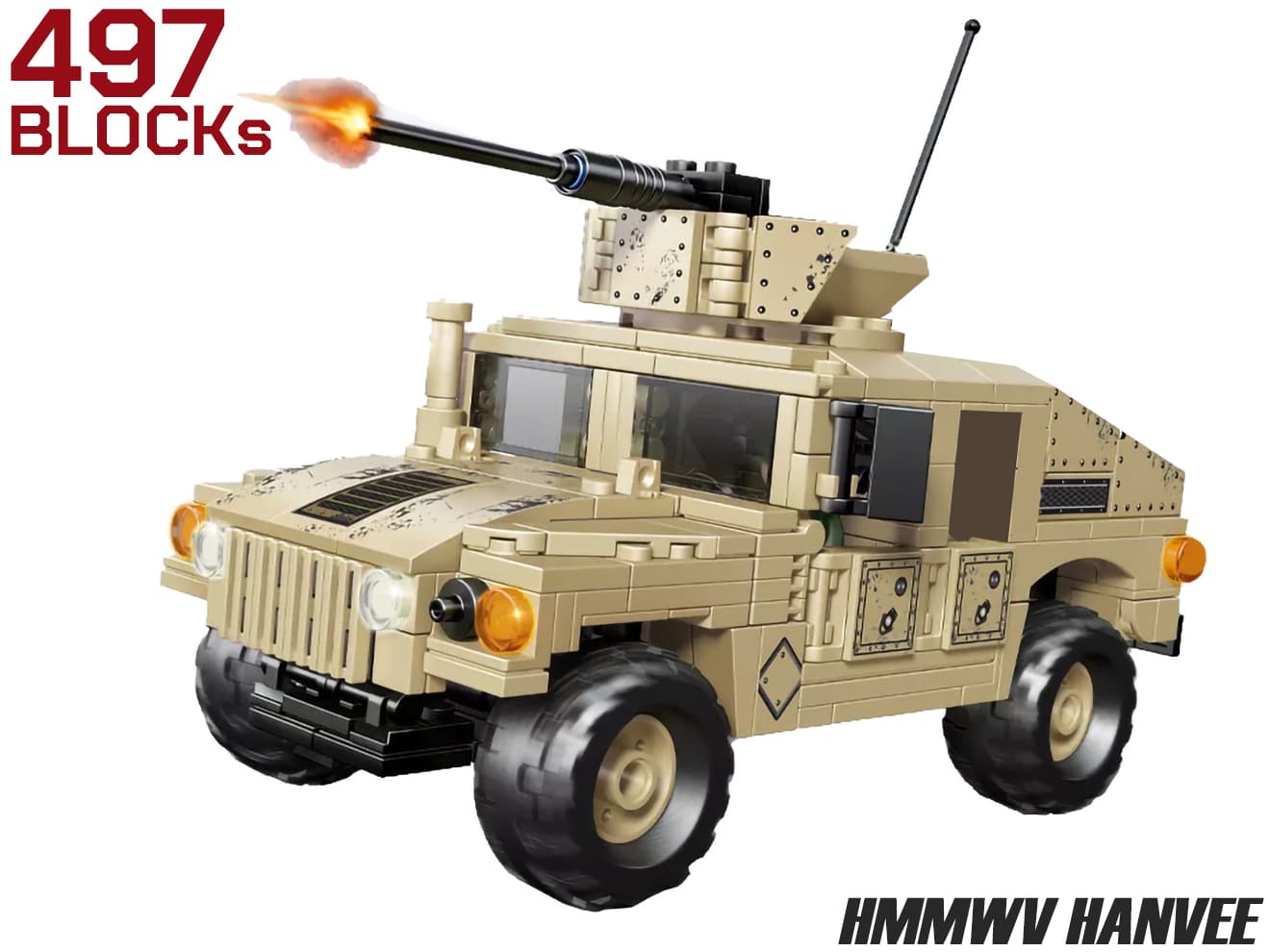 AFM M-ATV(MRAP) 耐地雷/伏撃防護装甲車 418Blocks | ミリタリーベース