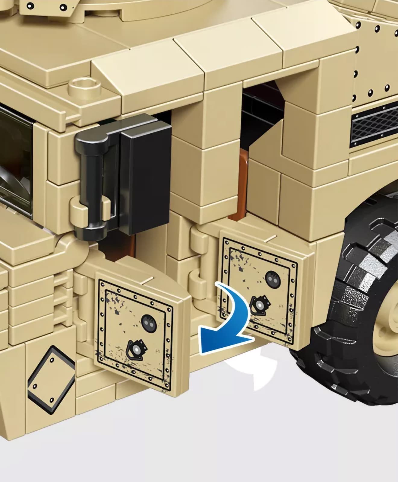 AFM M1114 HMMWV ハンウ゛ィー 497Blocks | ミリタリーベース