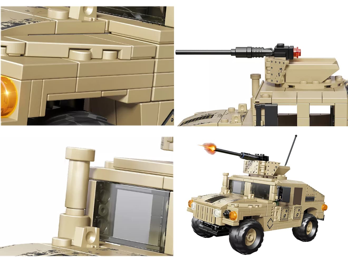 AFM M1114 HMMWV ハンウ゛ィー 497Blocks | ミリタリーベース