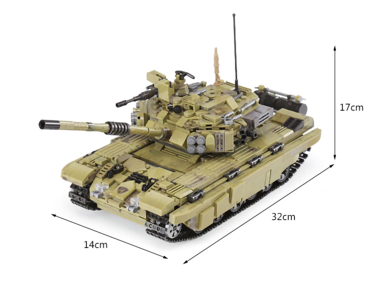 AFM T-90 主力戦車 1386Blocks | ミリタリーベース – ミリタリーベース - MILITARY BASE -