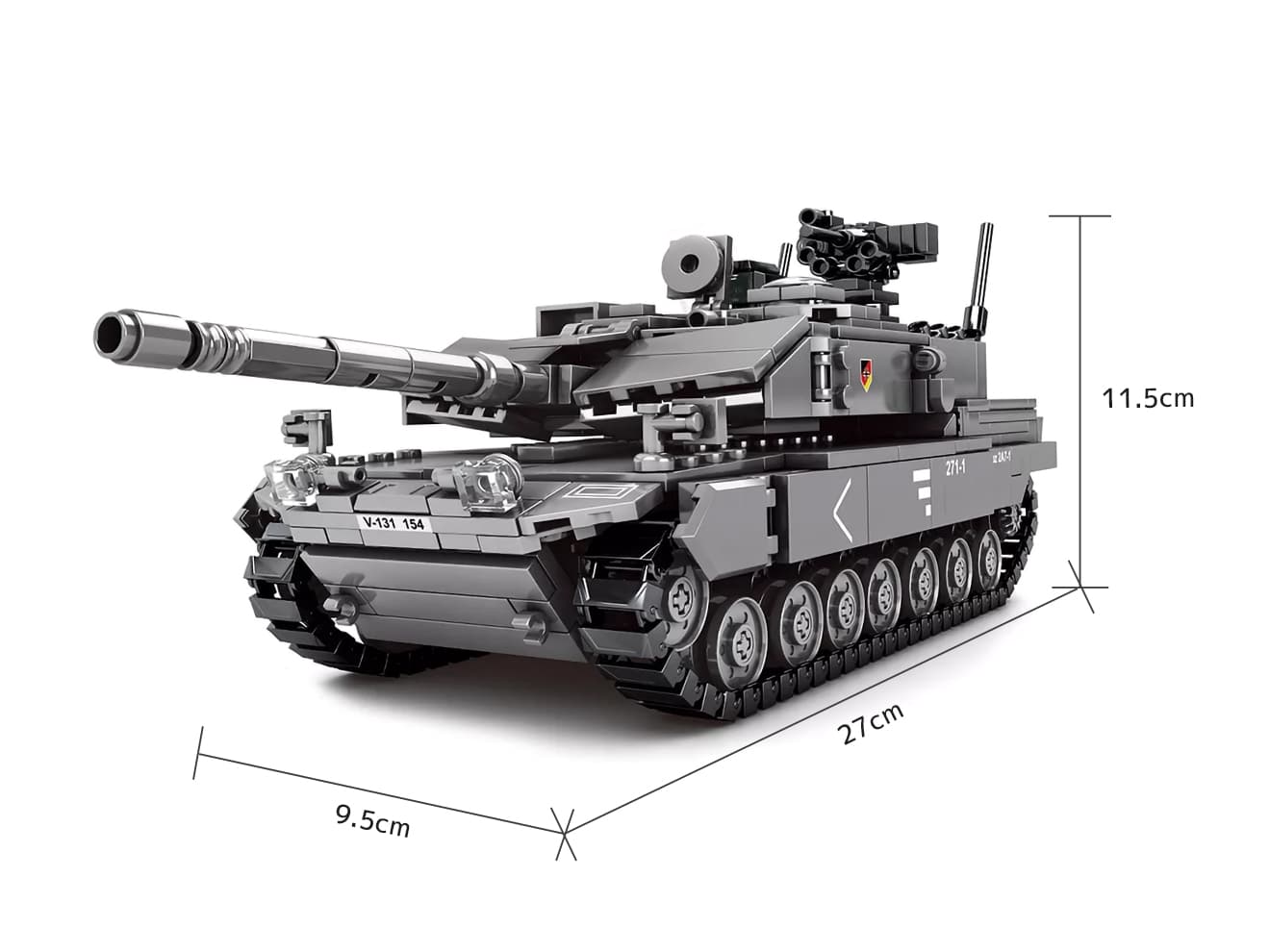 AFM レオパルト2A7+ 主力戦車 898Blocks