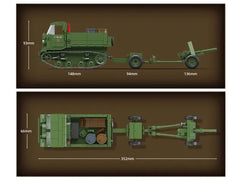 AFM ソ連軍 STZ-5 砲兵トラクター 733Blocks