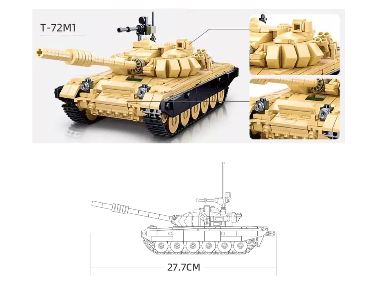 AFM T-72B3 主力戦車 770Blocks | ミリタリーベース – ミリタリーベース - MILITARY BASE -