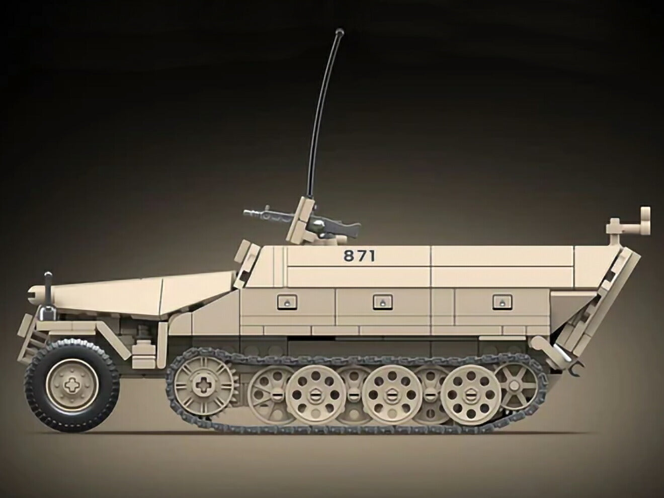 AFM ドイツ軍 Sd.Kfz.251 半装軌装甲車 714Blocks