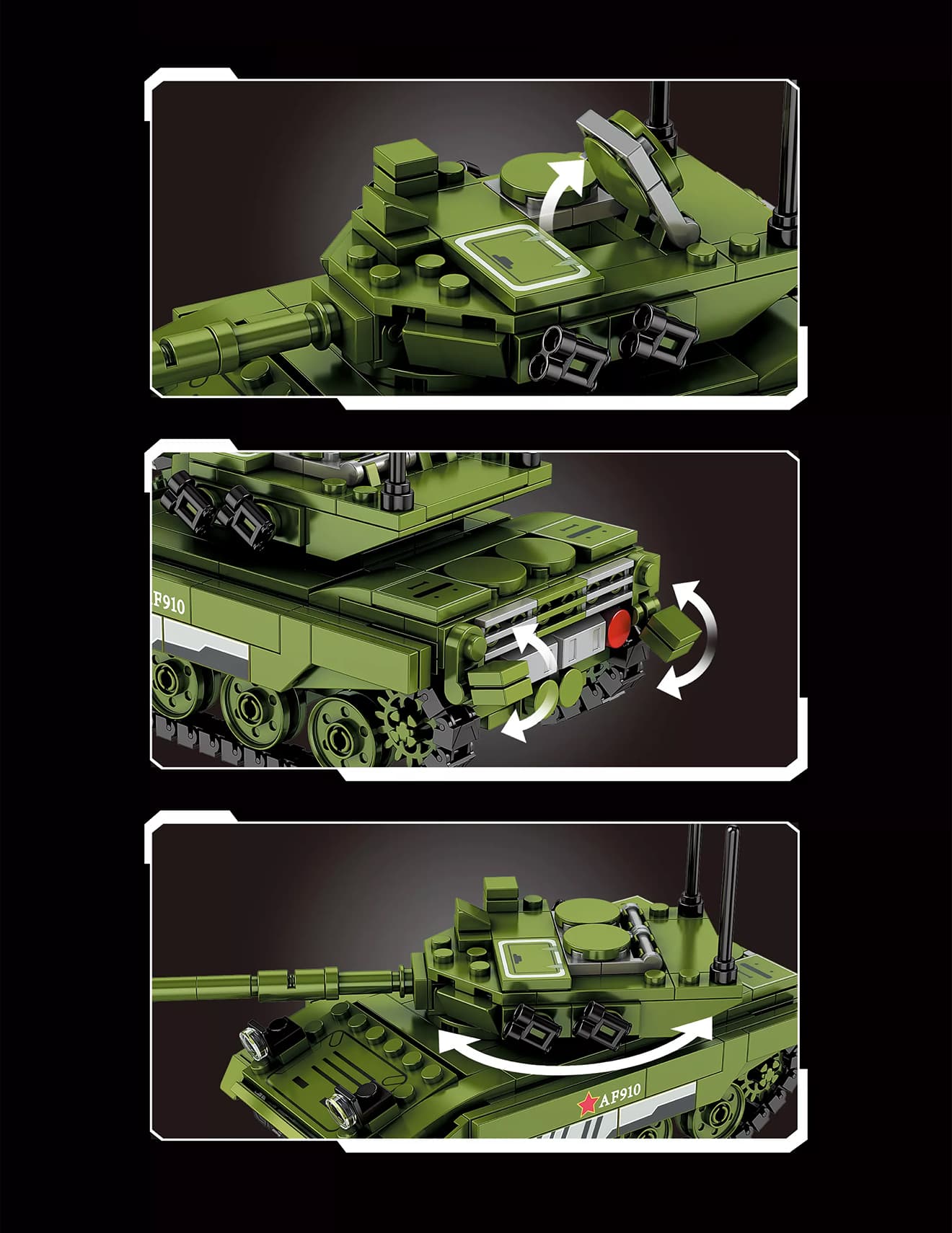 AFM レオパルト2A5 主力戦車 433Blocks | ミリタリーベース