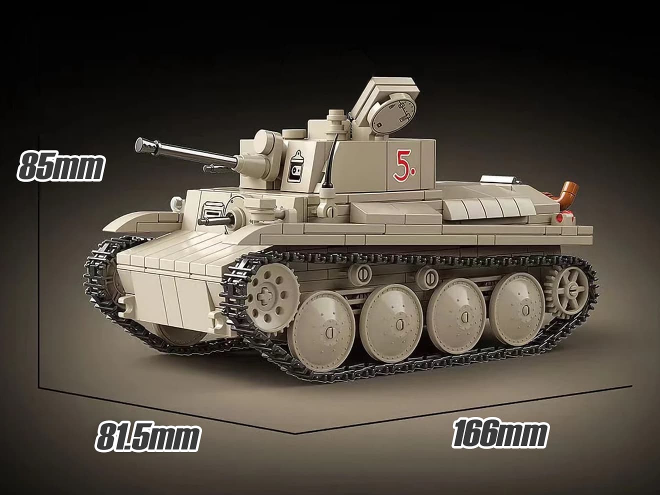 AFM Pz.Kpfw. 38(t) 軽戦車 730Blocks | ミリタリーベース