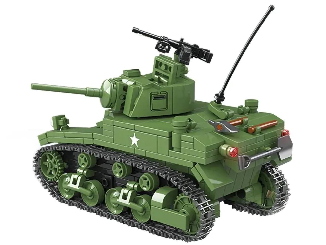 AFM M3A1 スチュアート 軽戦車 601Blocks