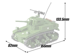 AFM M3A1 スチュアート 軽戦車 601Blocks
