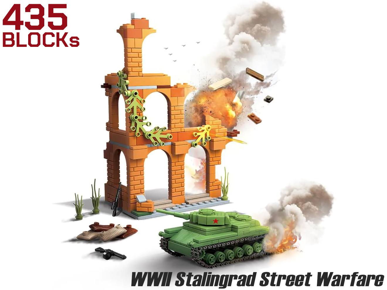 AFM 第二次世界大戦 スターリングラード市街戦 435Blocks