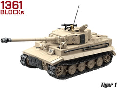 AFM ドイツ軍 ティーガー1 主力戦車 1361Blocks