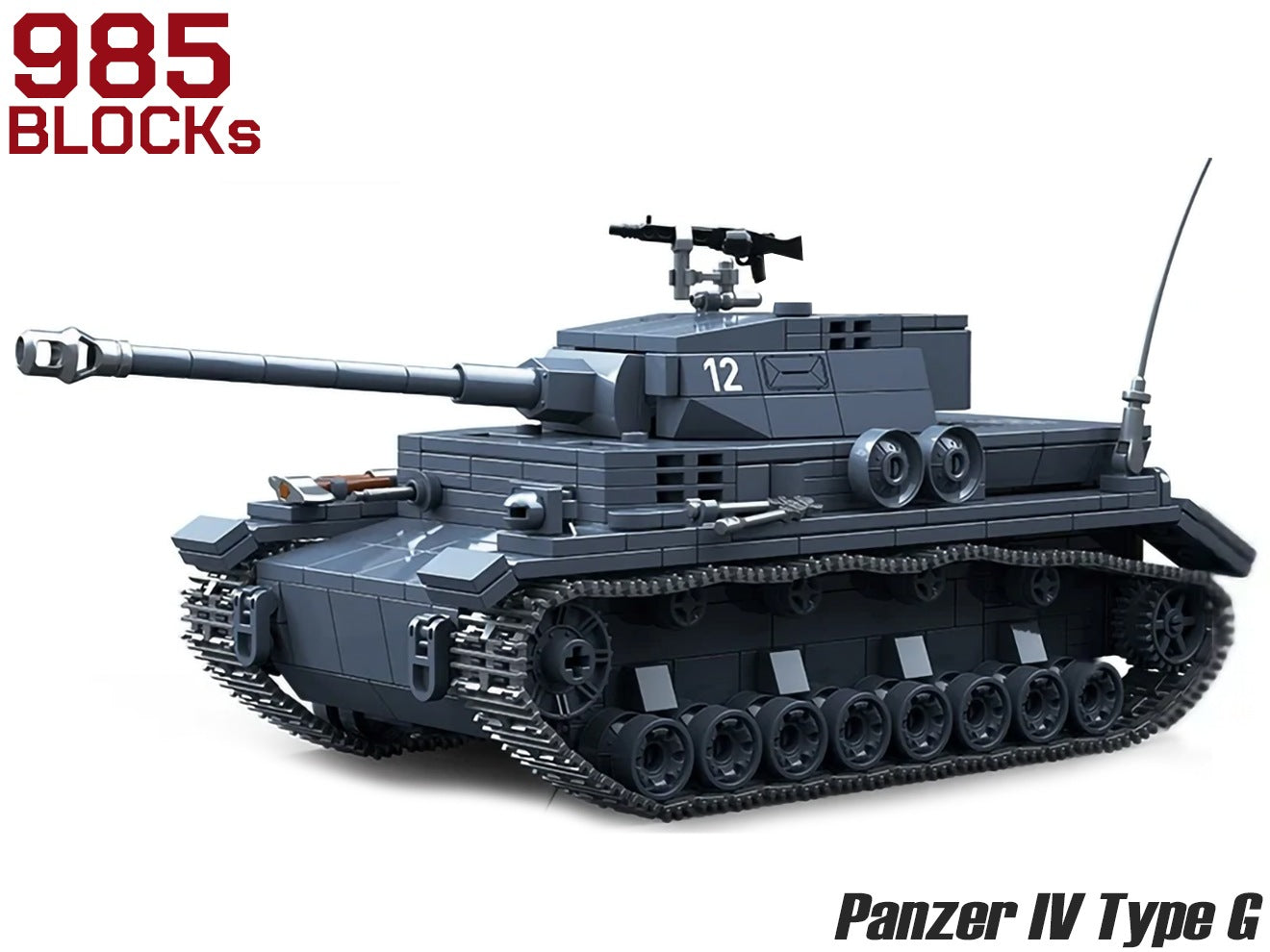 AFM ドイツ軍 IV号戦車 G型 Sd.Kfz.161/1 985Blocks