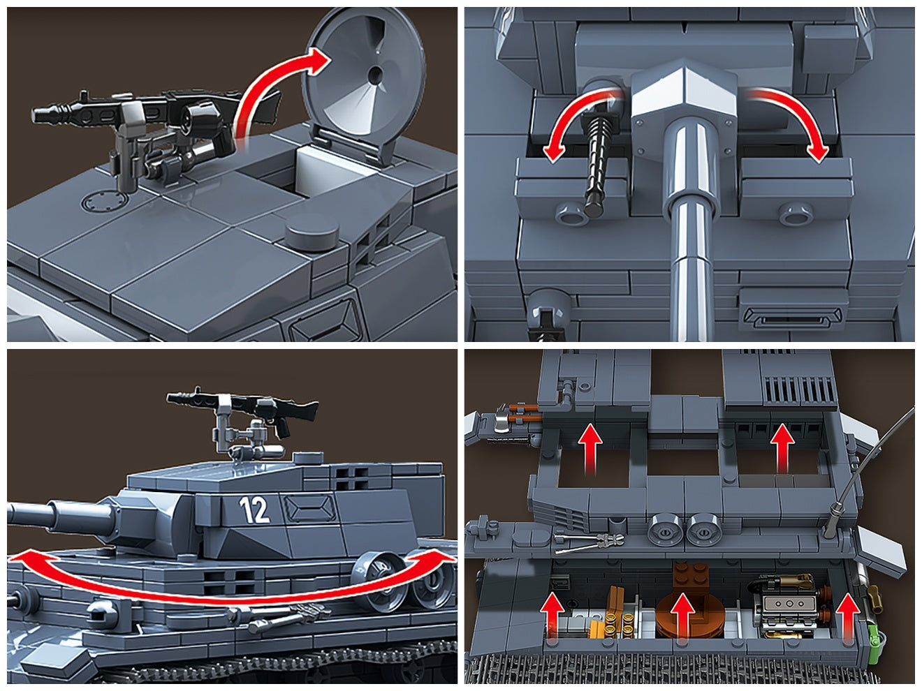 AFM ドイツ軍 IV号戦車 G型 Sd.Kfz.161/1 985Blocks