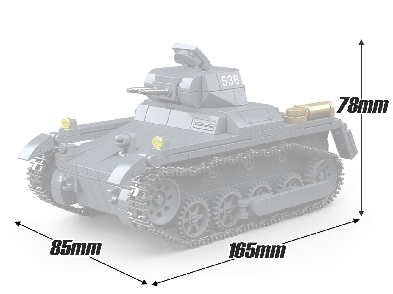 AFM ドイツ軍 IV号戦車 A型 Sd.Kfz.101 565Blocks