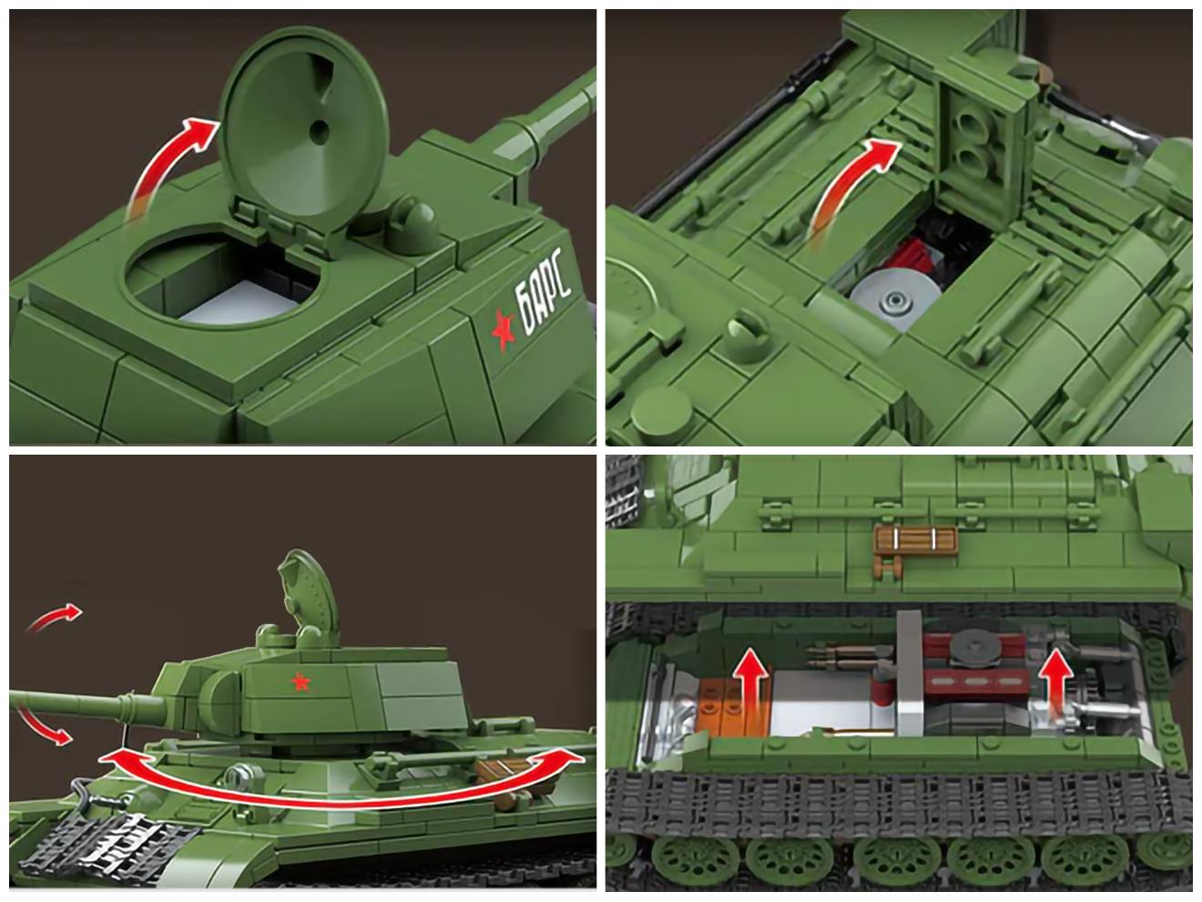 AFM ソ連軍 T-34/76 中戦車 1013Blocks