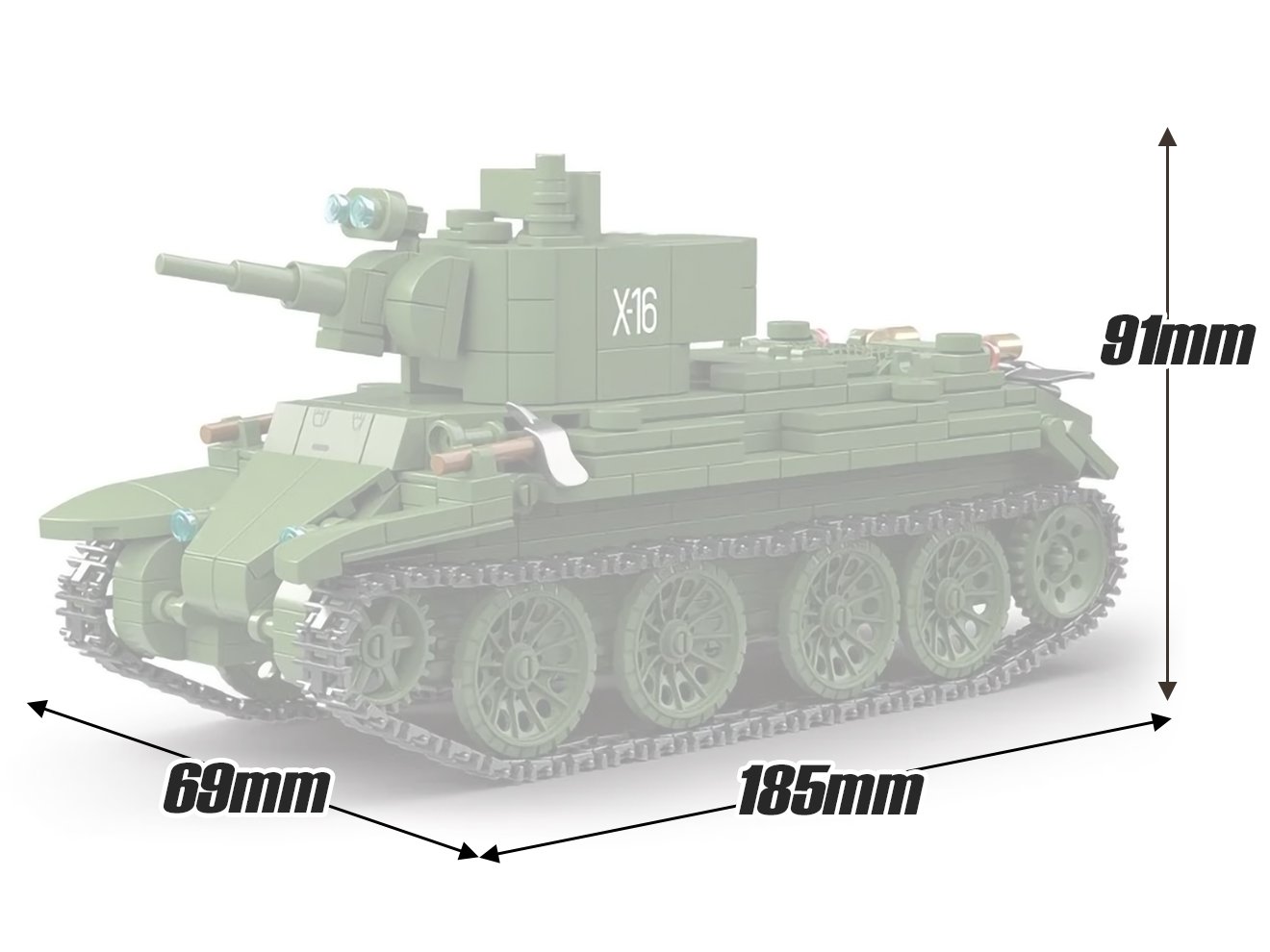 AFM ソ連軍 BT-7 快速戦車 675Blocks