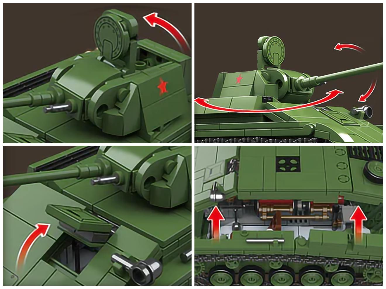 AFM ソ連軍 T-70 軽戦車 689Blocks