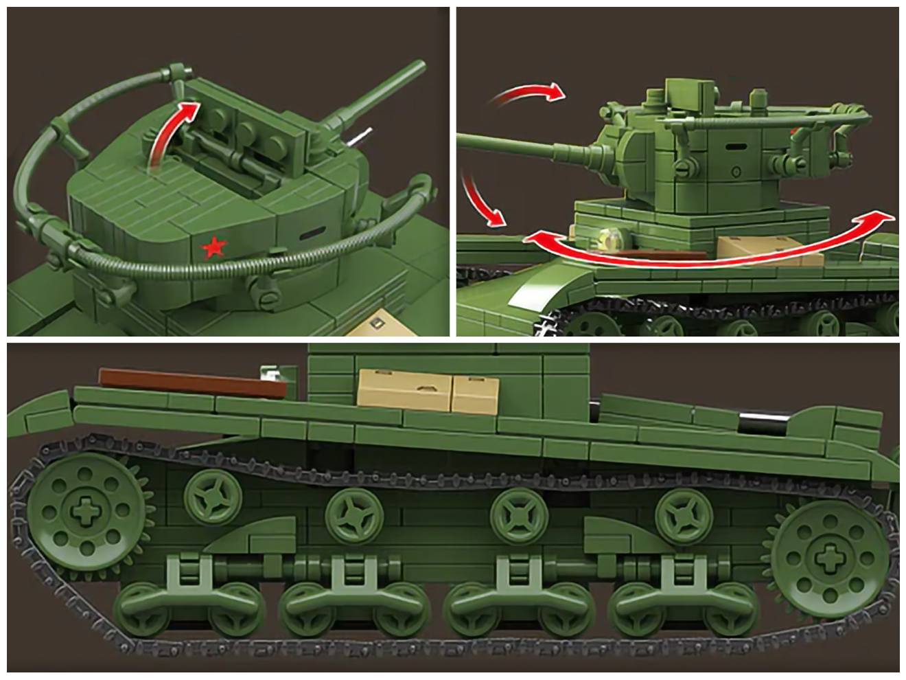 AFM ソ連軍 T-26 軽戦車 705Blocks