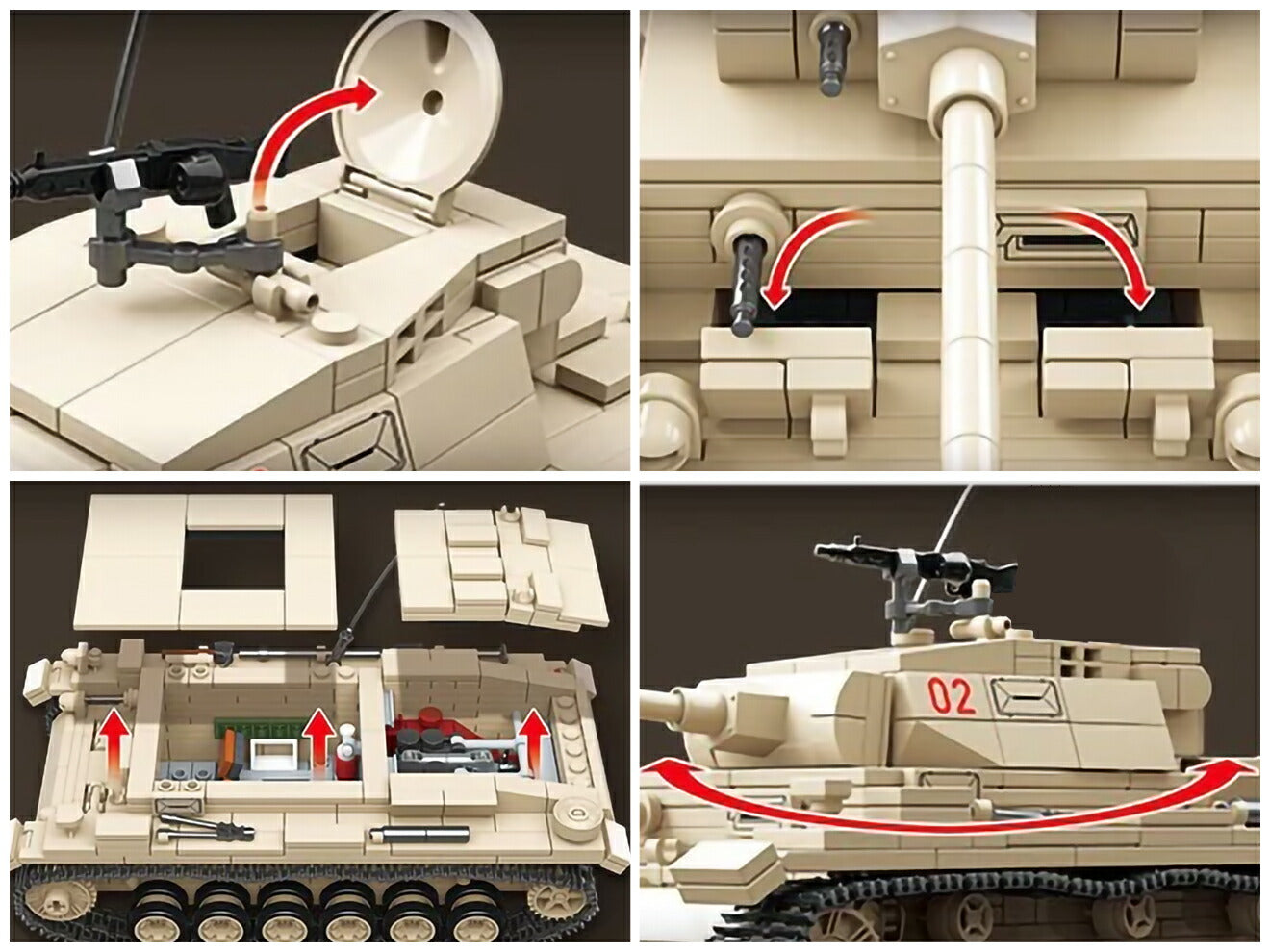 AFM ドイツ軍 III号戦車L型 (Panzer III Ausf. L Sd.Kfz. 141/1) 959Blocks