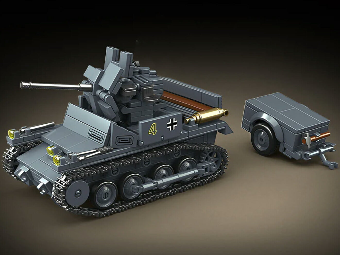AFM ドイツ軍 対空戦車 Flakpanzer I(フラックパンツァー I) 675Blocks